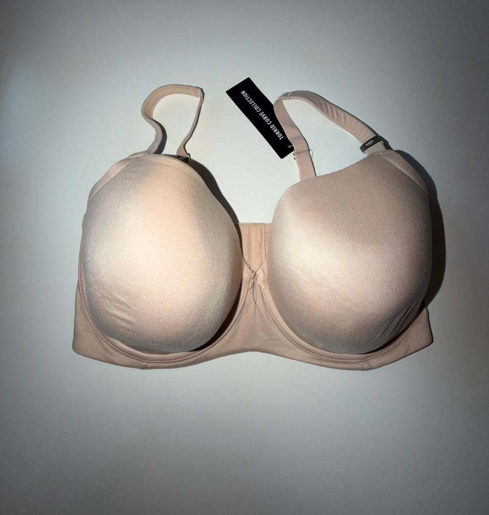 NWT Torrid Curve Collection Nude T-shirt Bra 38G
